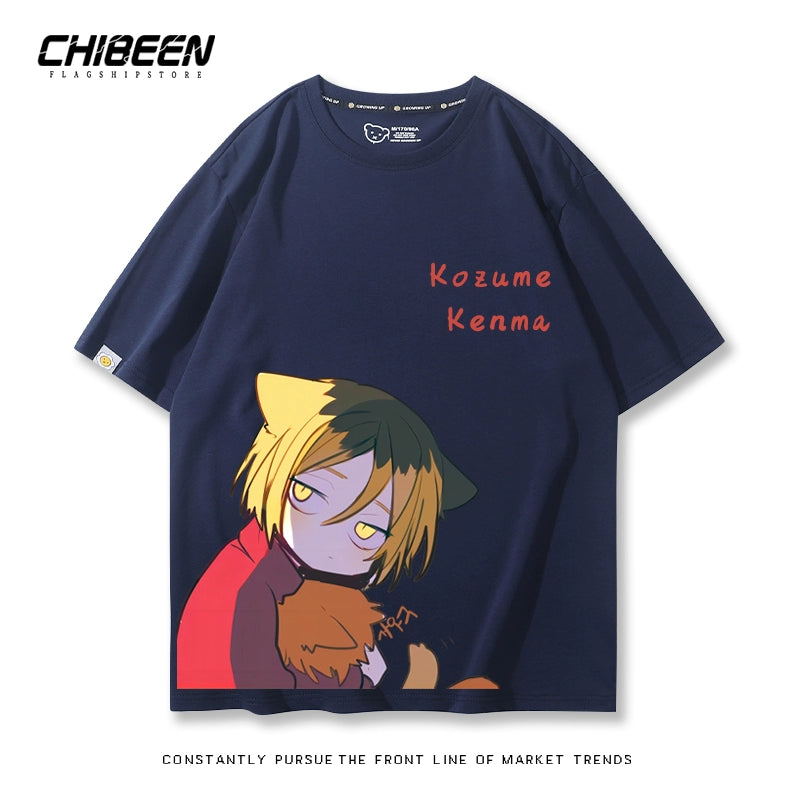 Kenma Graphic Print Short Sleeve T-Shirt