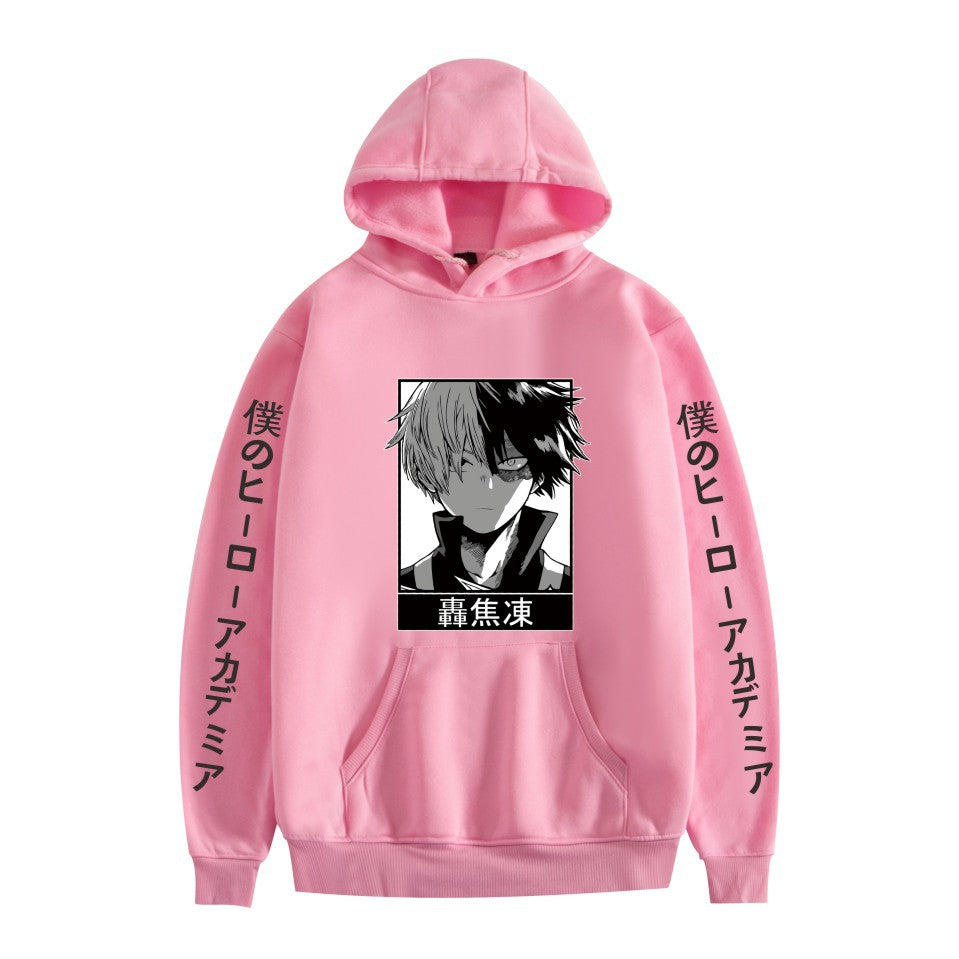 Men's and Women's Anime Graphic Print Hoodie Top