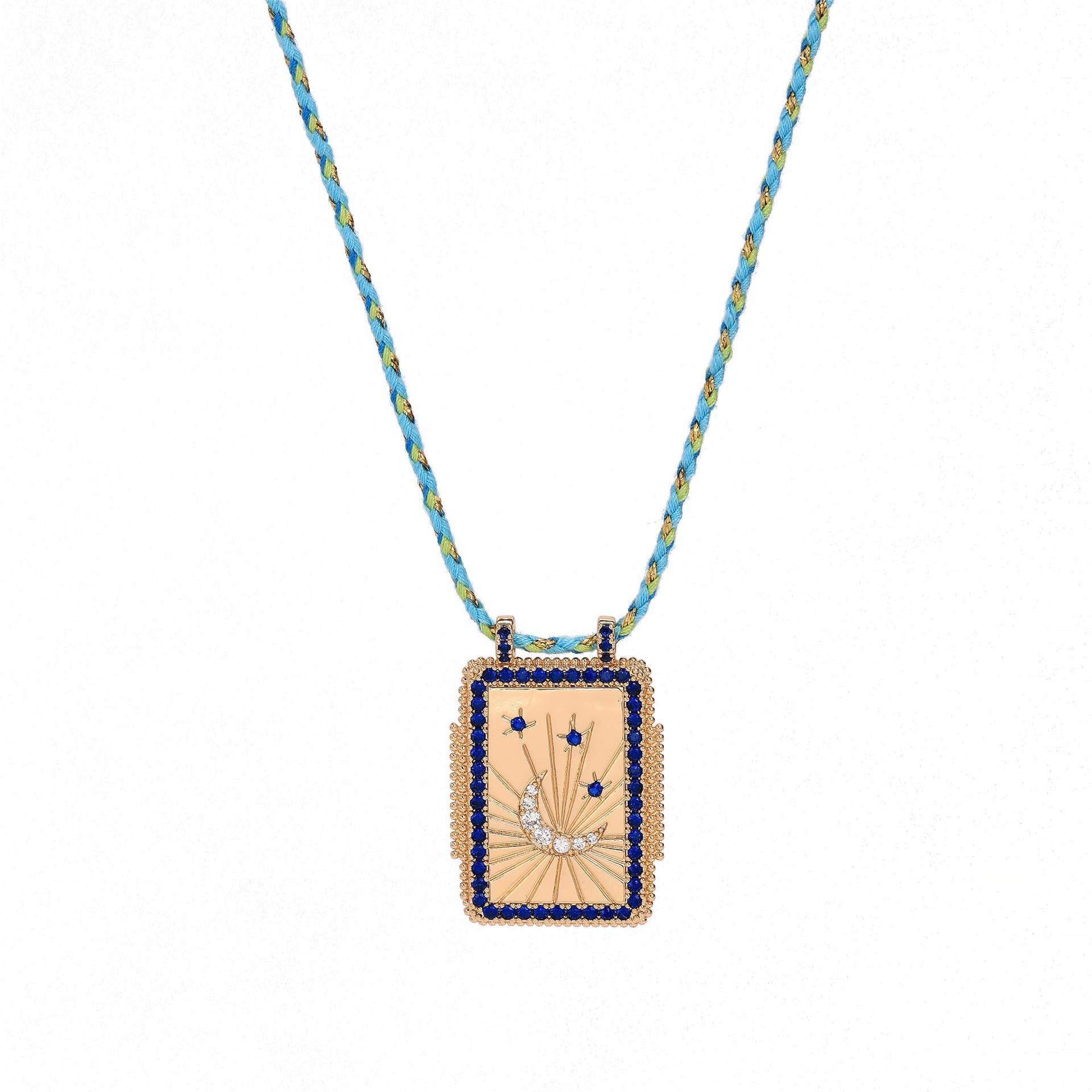 Bohemian Style Tarot Card Necklace