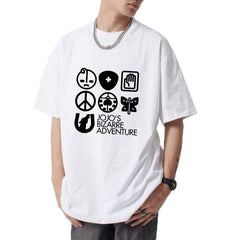 Trendy Men's JOJO Round Neck Short Sleeve Tee