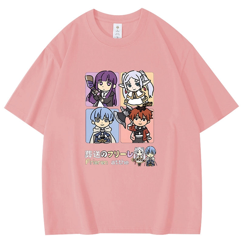 Women's Anime Cotton Short-sleeved T-shirt