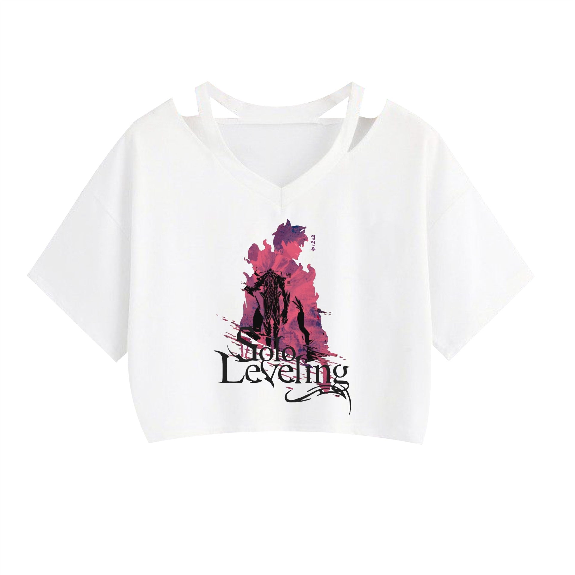 Women's Anime Graphic Printed Crop Top