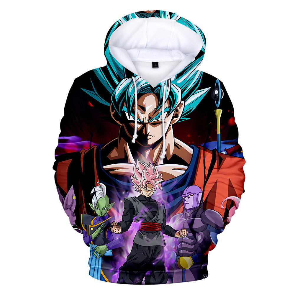 Unisex Anime Digital Printed Cosplay Hoodie