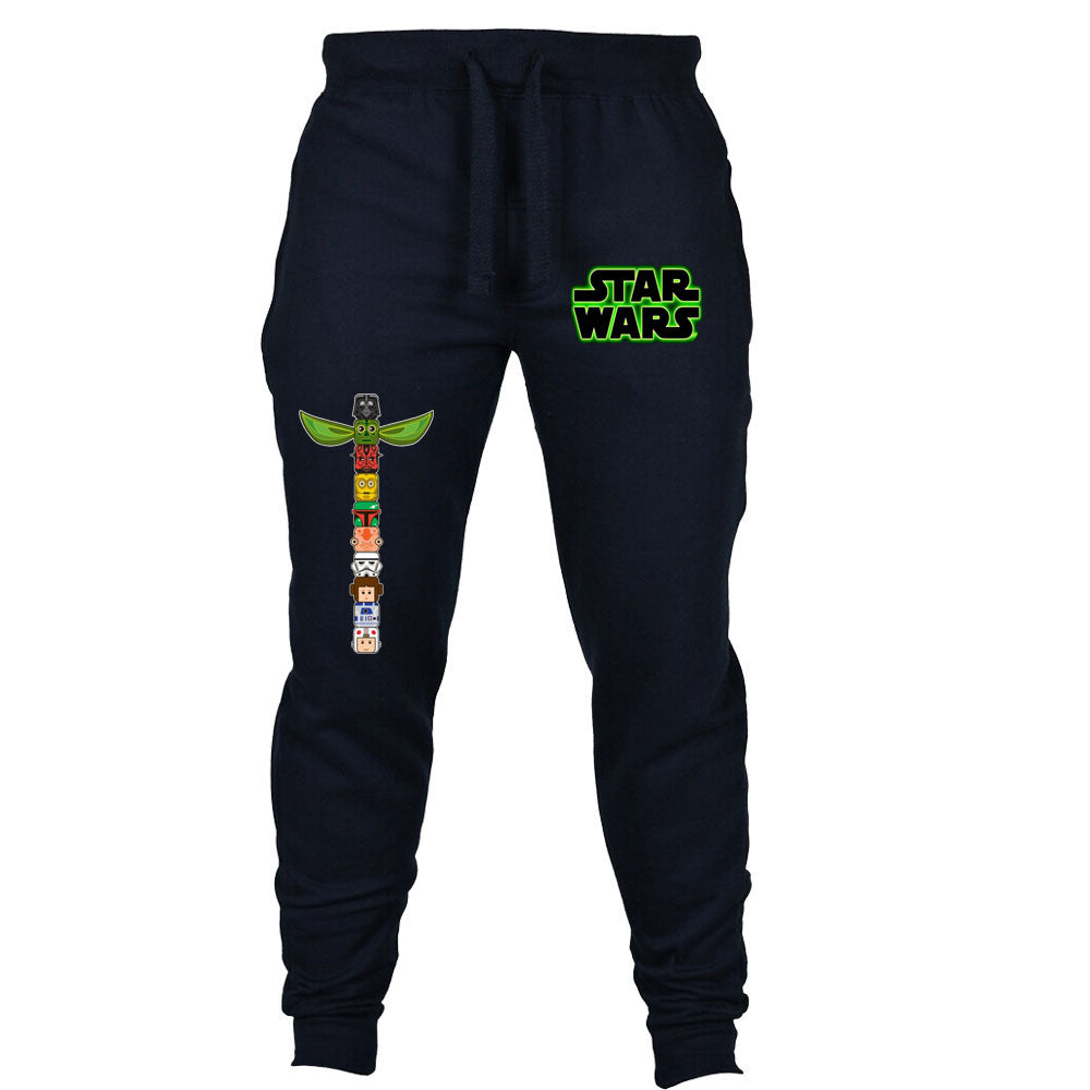 Casual Unisex Comic Slim Fit Sports Sweatpants