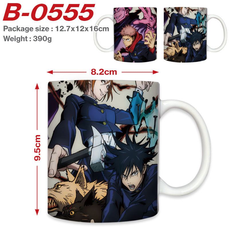 Creative Anime Print Ceramic Coffee Mug