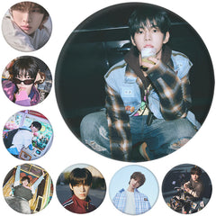 TWS "TRY WITH US" Badge Mirror Keychain