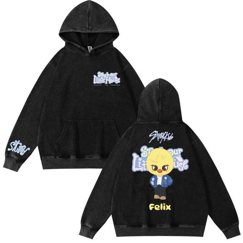 Vintage SKZ STAY in Our Little House Washed Hoodie