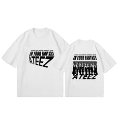 Unisex Kpop Album Double-Sided Print T-Shirt