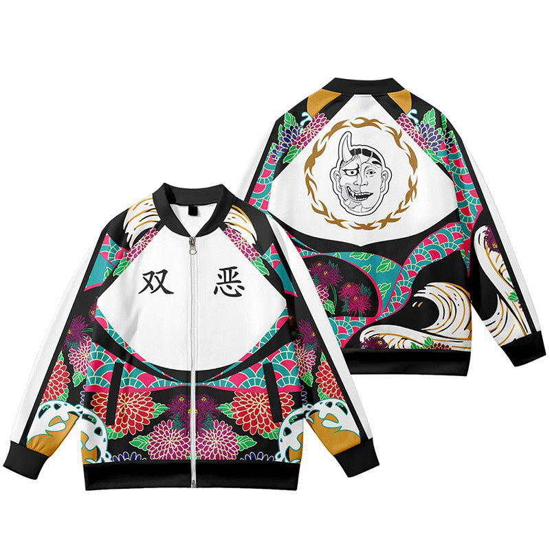 Men's and Women's 3D Printed Baseball Jacket
