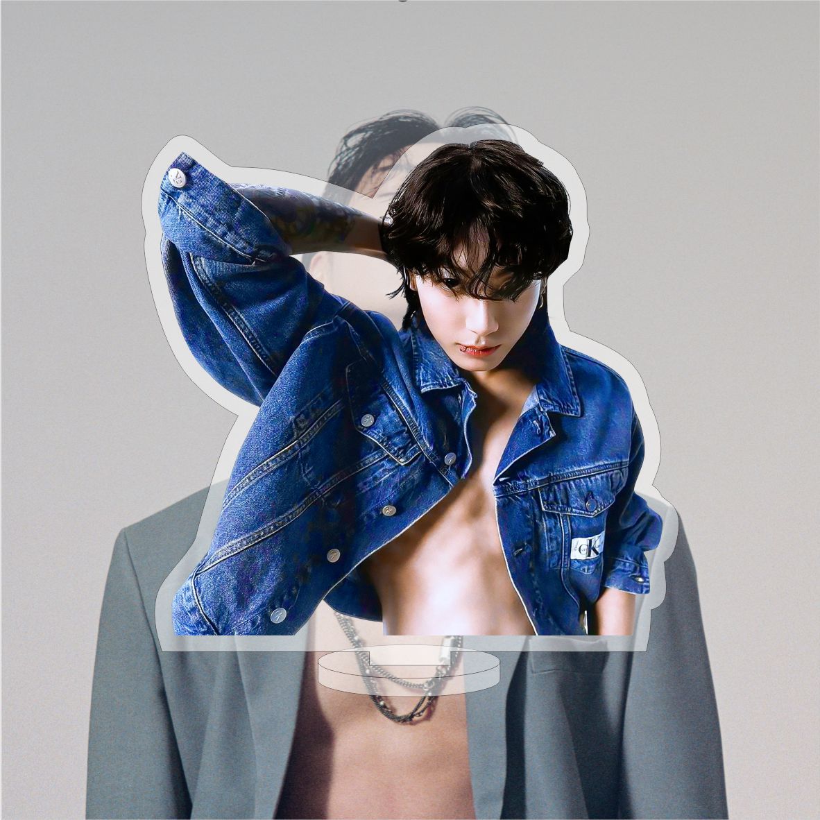 Jung Kook Acrylic Double-sided Standing Ornament