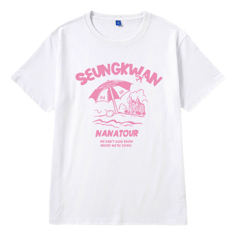 Casual Kpop Seventeen Short-sleeved T-shirt