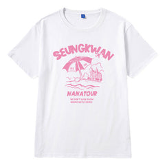 Casual Kpop Seventeen Short-sleeved T-shirt