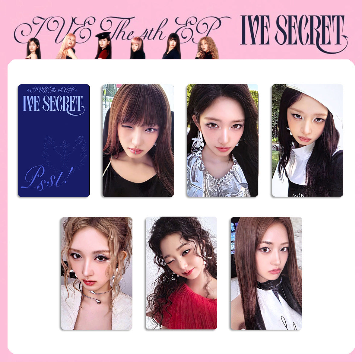 IVE SECRET Album PhotoCards