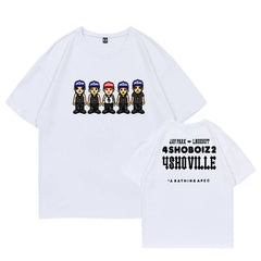 4SHOBOIZ Printed Cotton Short-sleeved T-shirt