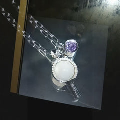 Army Bomb Gem Pendant Necklace