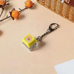 Luminous SKZ Felix Bang Chan Keycap Pendant Keychain