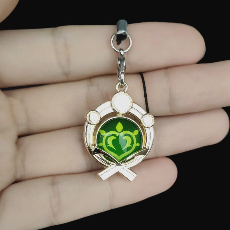 Chic Game Elements Shape Bracelet Keychain Pendant