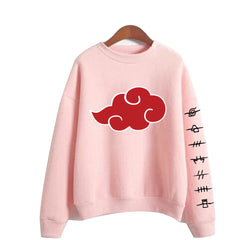 Casual Anime Printed Round Neck Sweatshirt