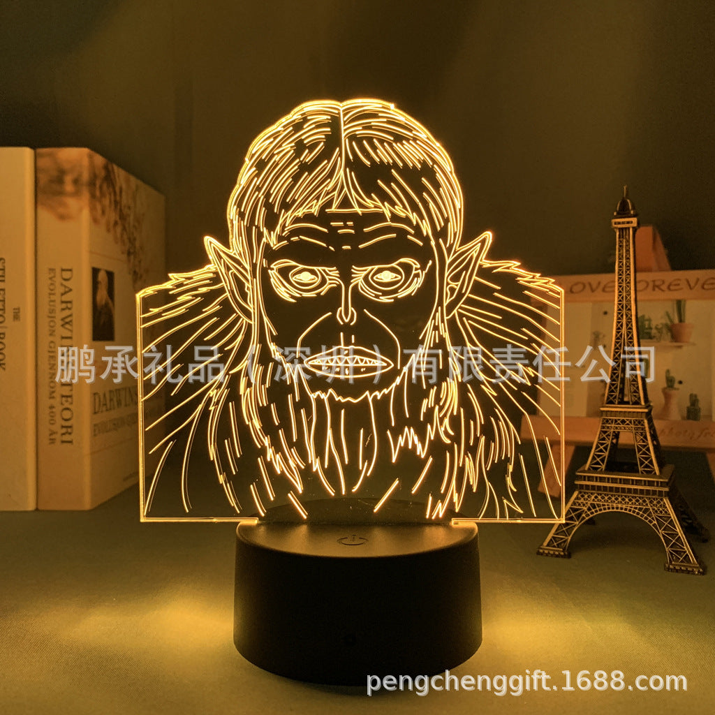 Colorful Anime Acrylic 3d Night Light