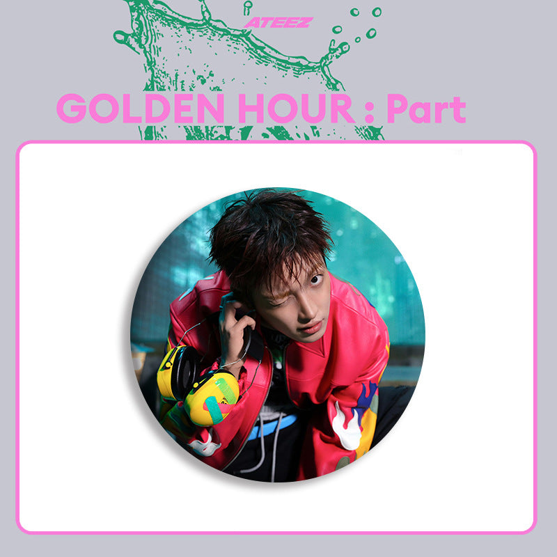 "GOLDEN HOUR: Part.5" Album Badge Mirror Keychain
