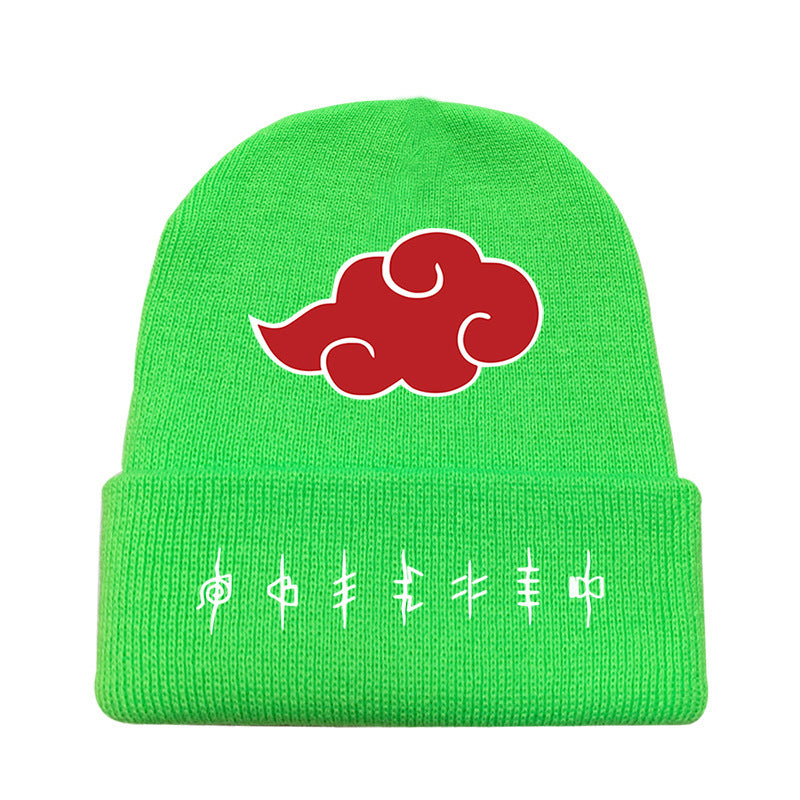 Versatile Anime Print Knitted Hat