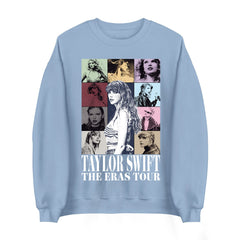 Casual Women's Taylor Print Crew Neck Sweatshirt