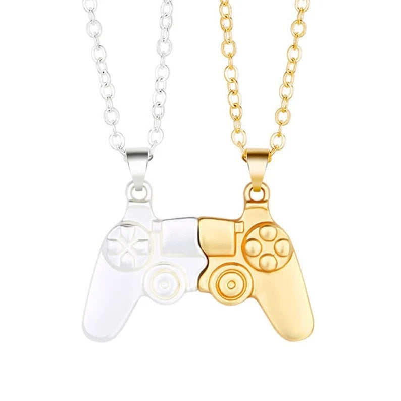 Game Console Handle Couple Necklace
