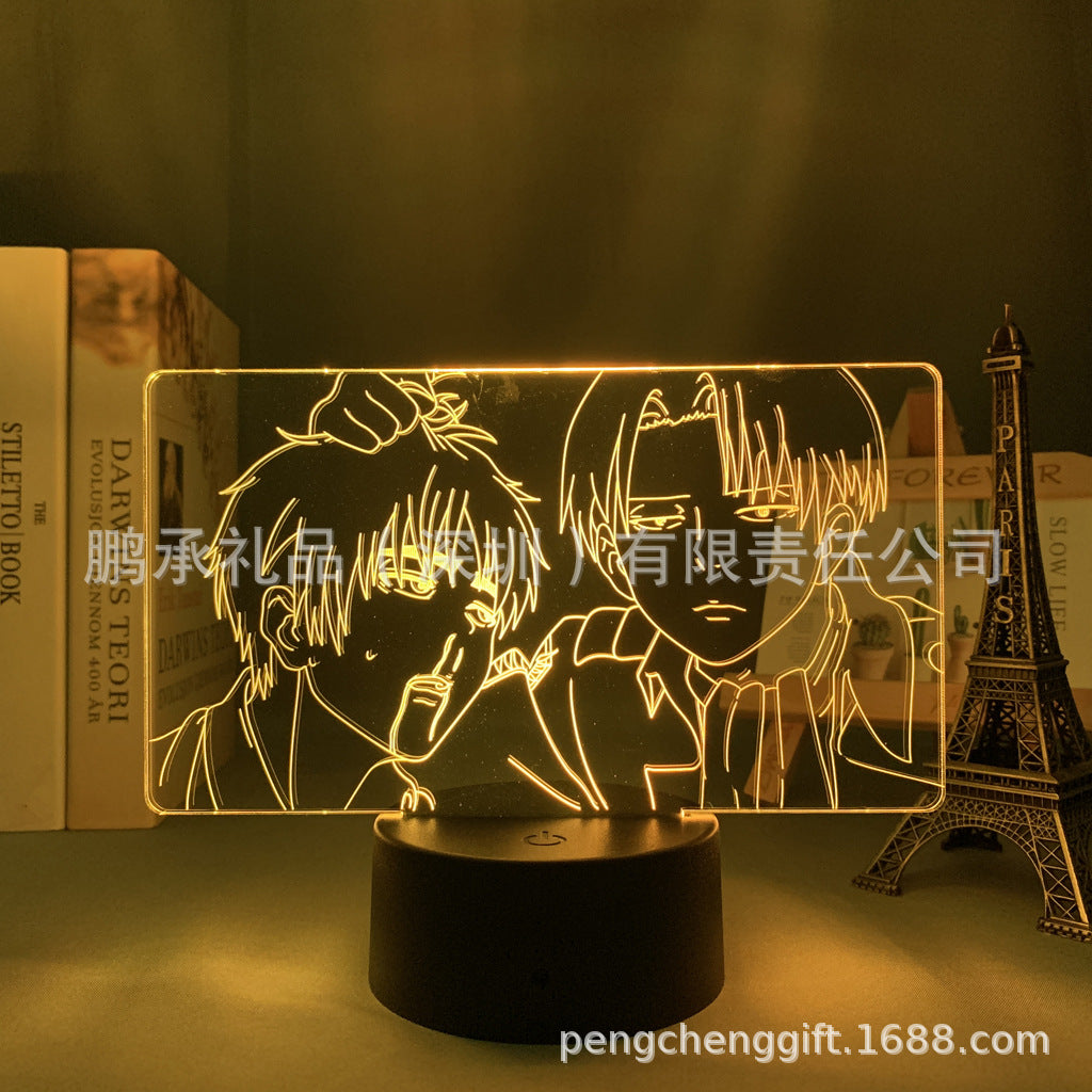 Colorful Anime Acrylic 3d Night Light
