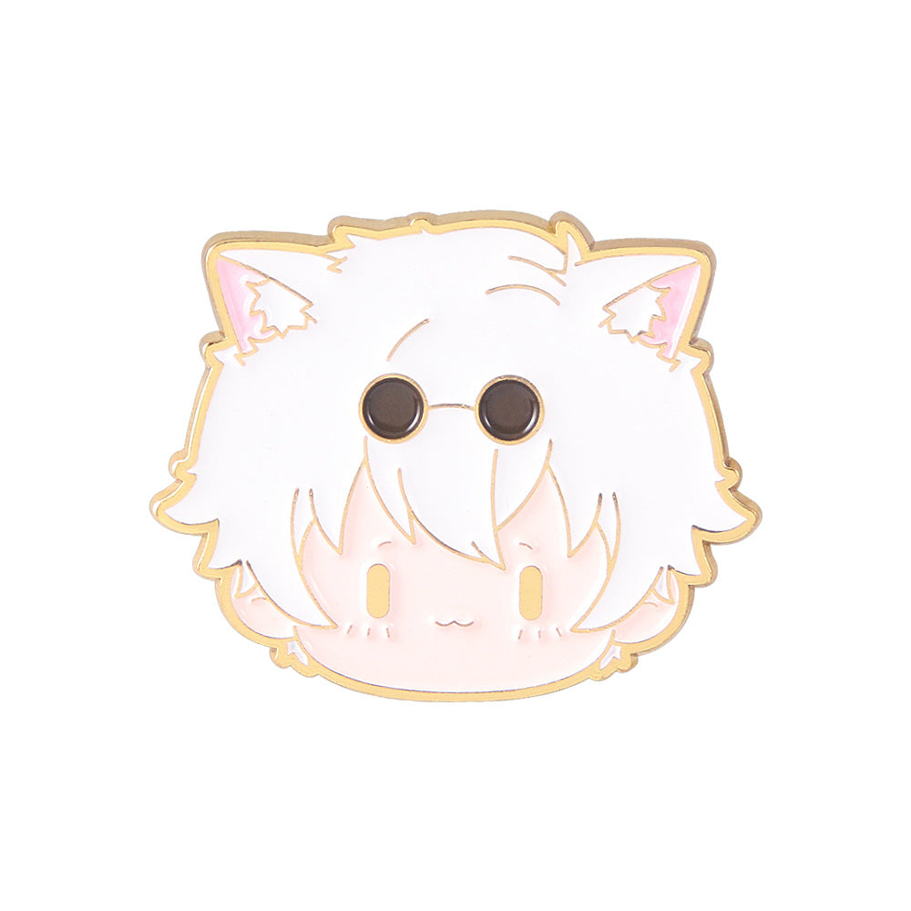 Anime Cartoon Character Brooch Keychain