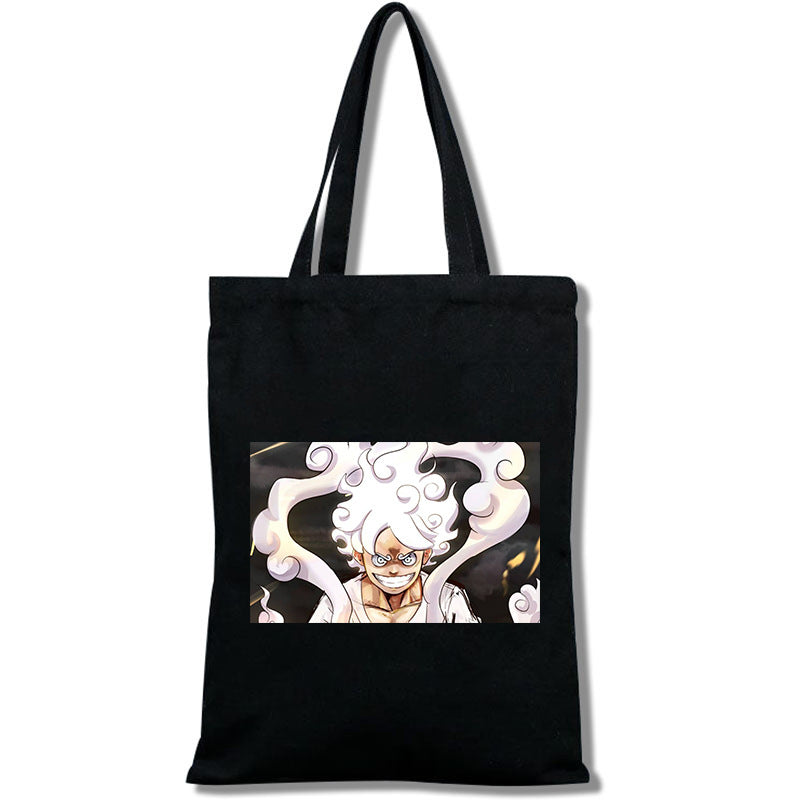 Nika Luffy 5 Gear Printed Canvas Shoulder Bag