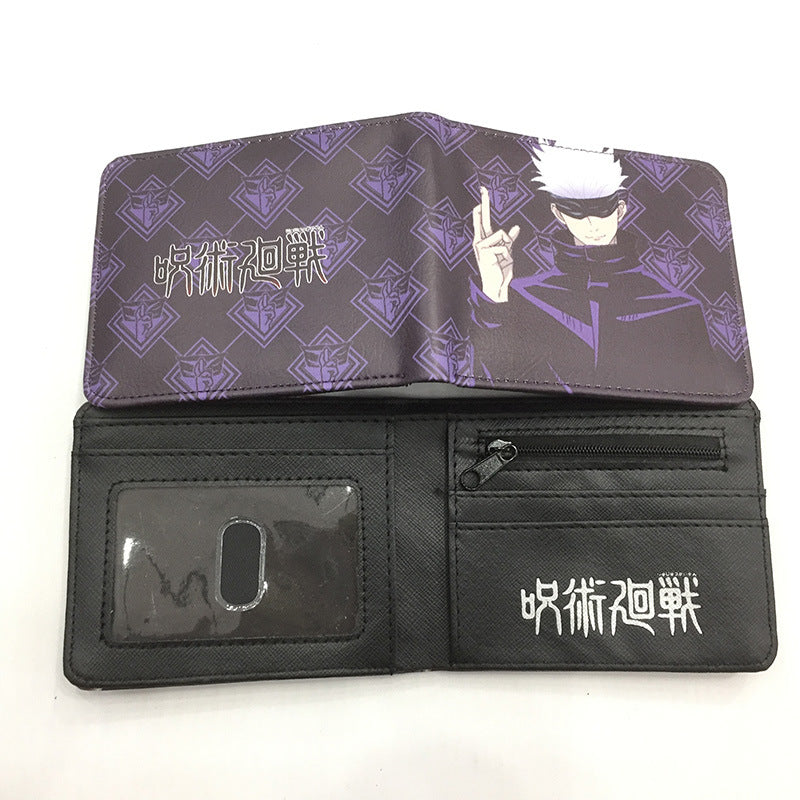 Trendy Anime Printed PU Leather Wallet