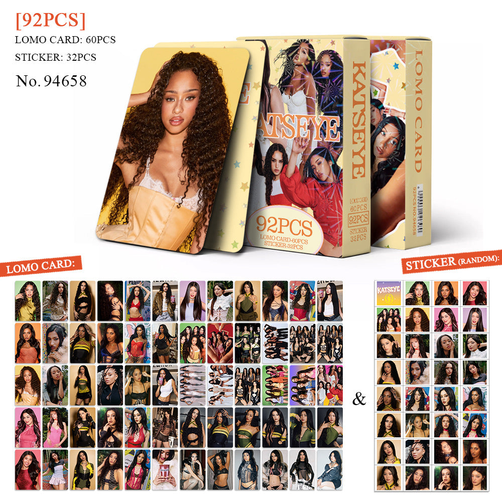 92PCS KATSEYE Photocard Mini Sticker