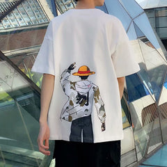 Trendy Men's Luffy Printed Loose T-shirt