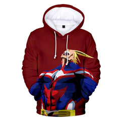 Unisex Anime 3D Color Printed Cosplay Casual Hoodie