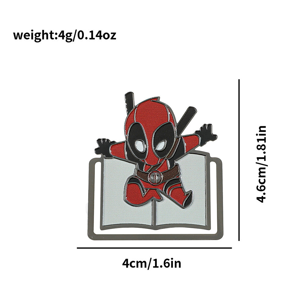 Deadpool and Wolverine Metal Bookmark