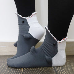 Unisex Crocodile Knitted Socks