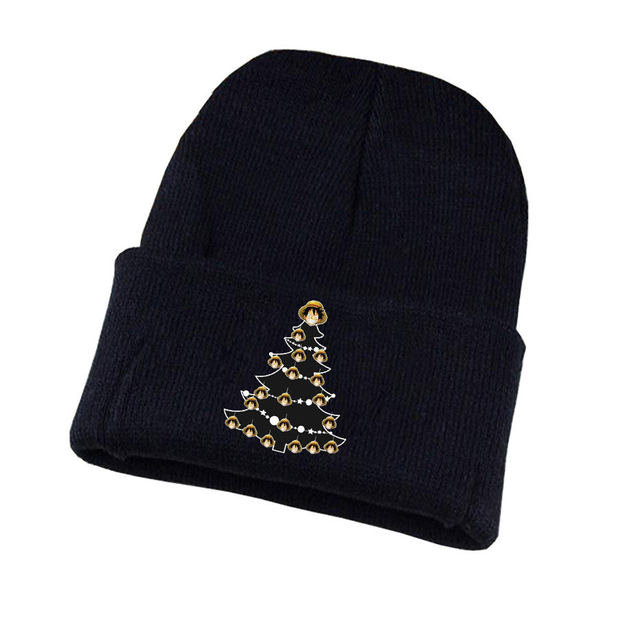 Leisure Anime Print Knitted Hat