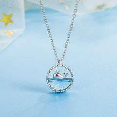 Blue Whale Necklace