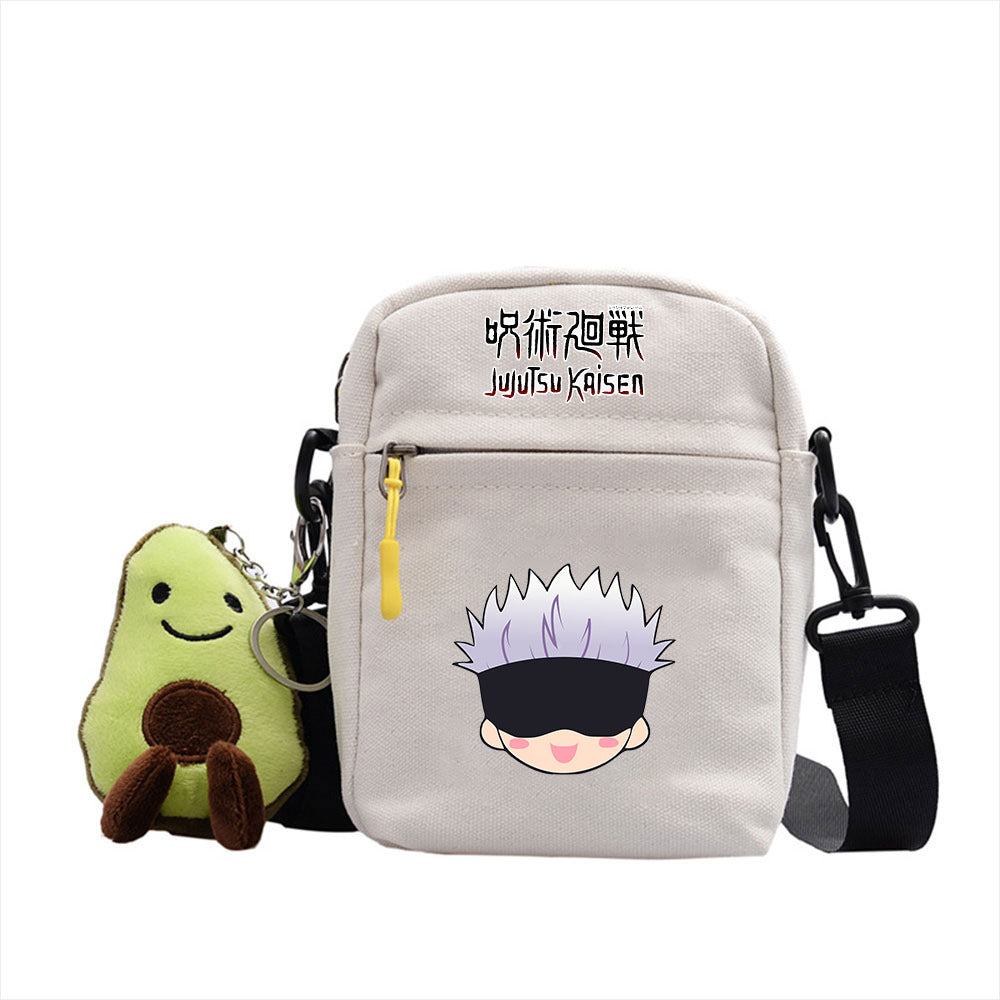 Casual Cartoon Anime Canvas Shoulder Bag