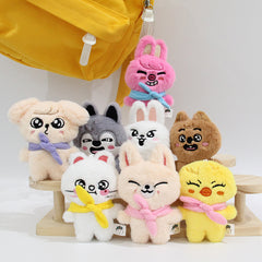 KPOP Cartoon Scarf Doll Plush Pendant