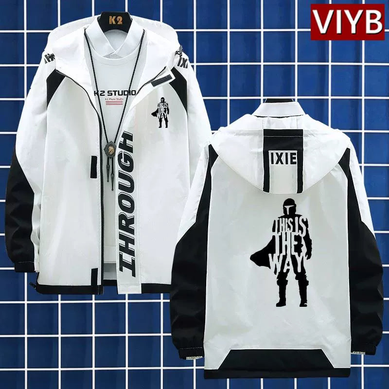 Mandalorian Thin Hooded Jacket Windbreaker