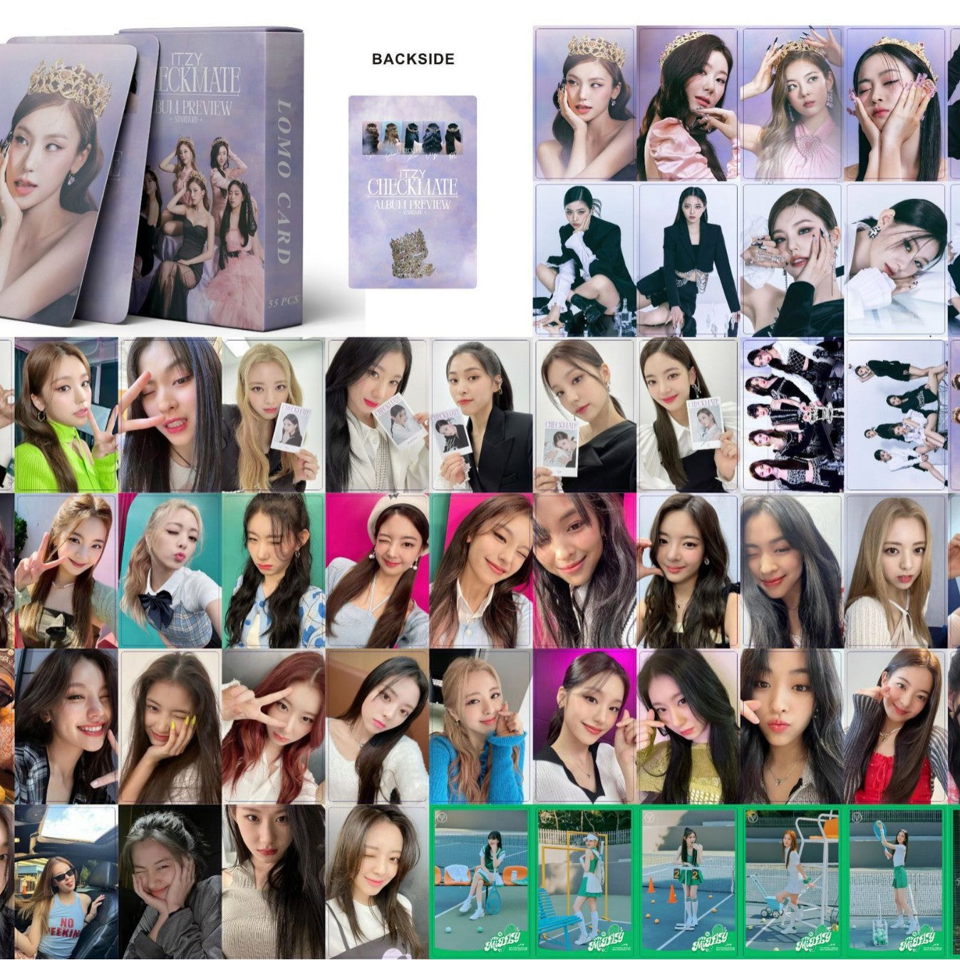 Kpop 55 Pcs LOMO Photocards