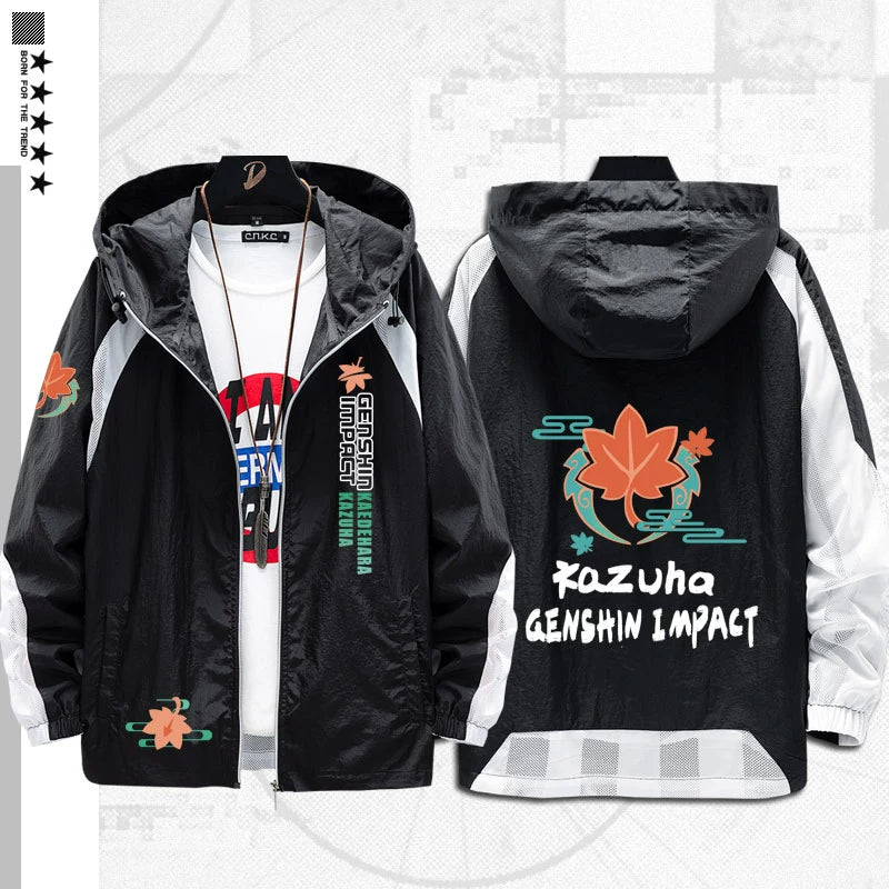 Unisex Game Logo Print Sunscreen Jacket
