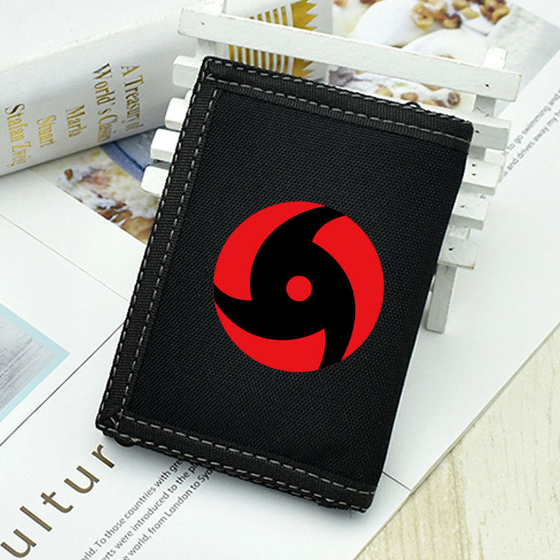 Kakashi Sasuke Anime Logo Wallet