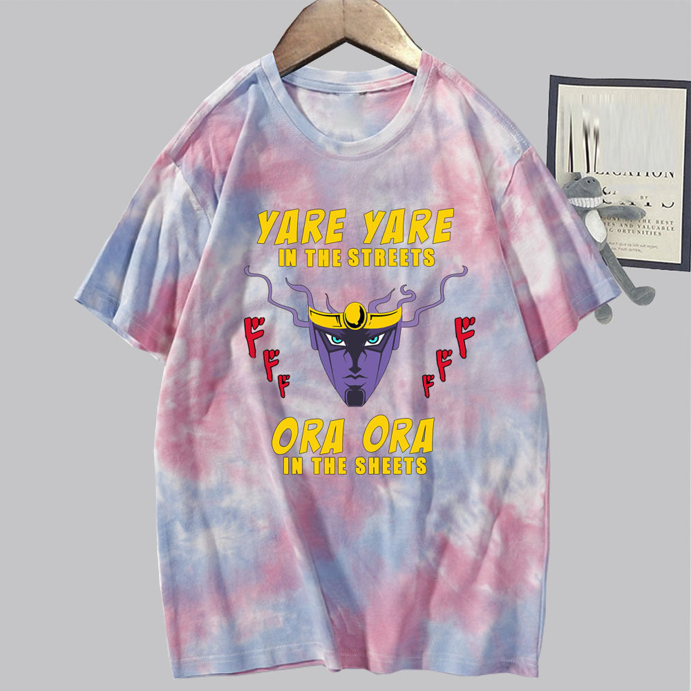 Trendy JoJo Tie-dye Loose Short-sleeved T-shirt