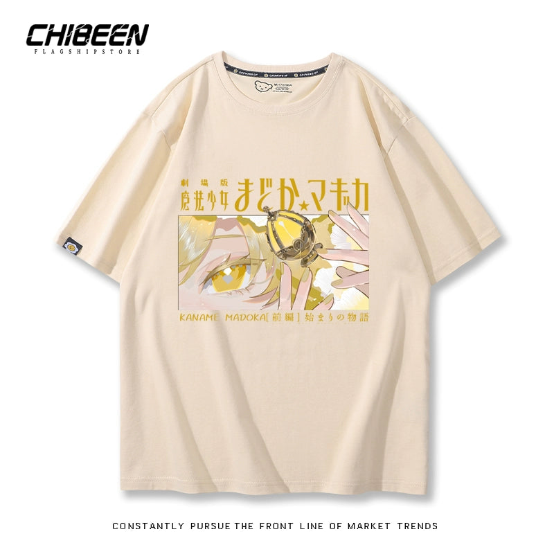 Casual Anime Short-sleeved Cotton Tee