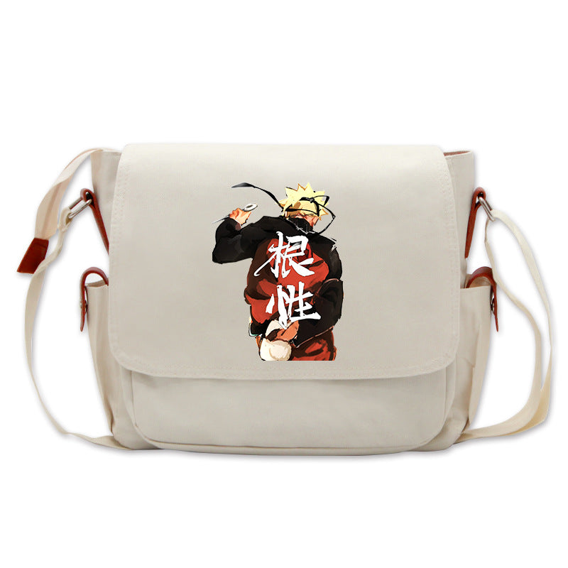 Trendy Sasuke Kakashi Anime Mailman Bag