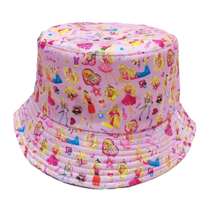 Casual Anime Printed Bucket Hat