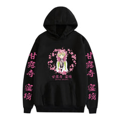 Casual Anime Figure Printed Loose Hoodie