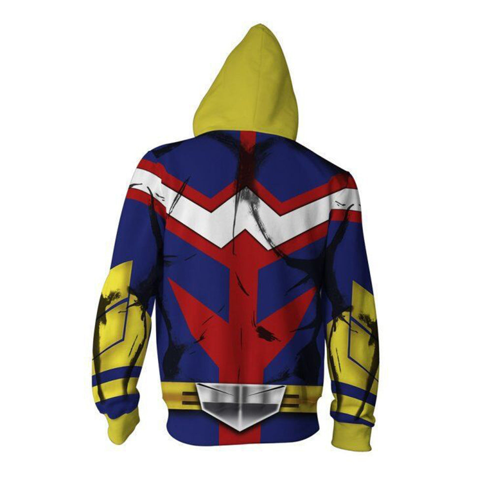 Trendy Cool Anime 3D Zip Up Cosplay Hoodie